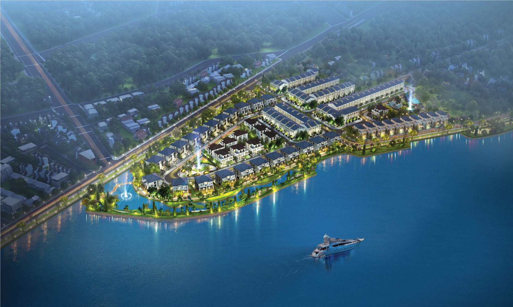 phối cảnh dự án Palm Riverside